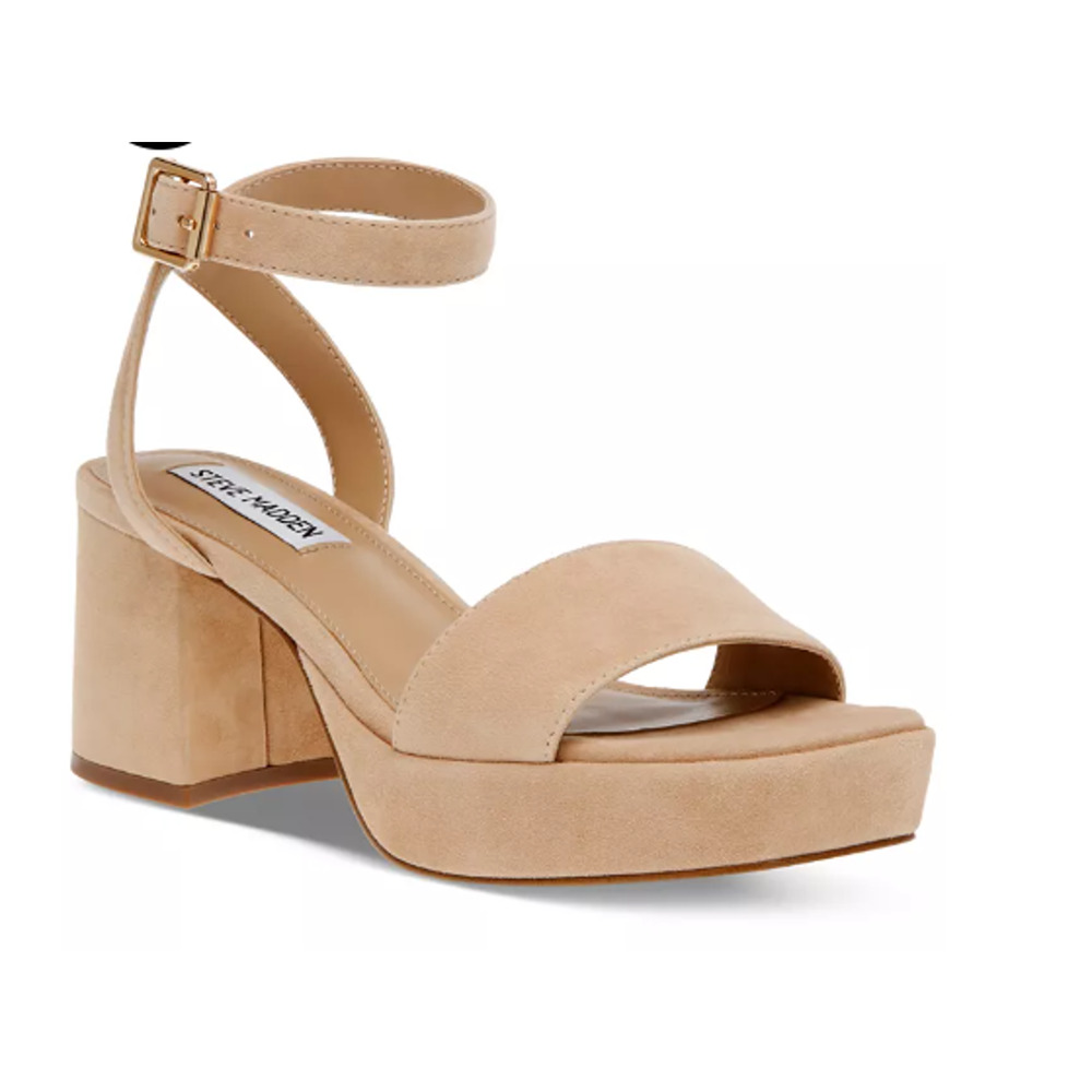 $99 MSRP - Steve Madden Mercerr Two-Piece Block-Heel Dress Sandals - SZ 7.5